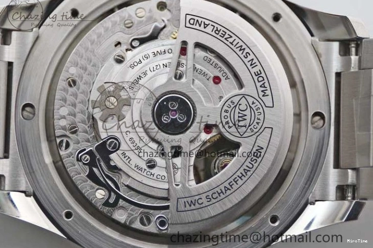 MIROTIME 1223 FastDry Portugieser Chronograph IW371615 ZF Best Edition Green Dial on SS Bracelet A7750 (Slim Movement) 7038